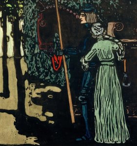 The Farewell by Wassily Kandinsky